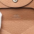 Miniatyrbillede 5 af 10: Pre-owned Hermès Chevre Mysore Bastia Coin Pouch Brown