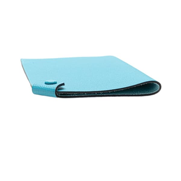 Pre-owned Hermès Epsom Tarmac PM Passport Cover Blue