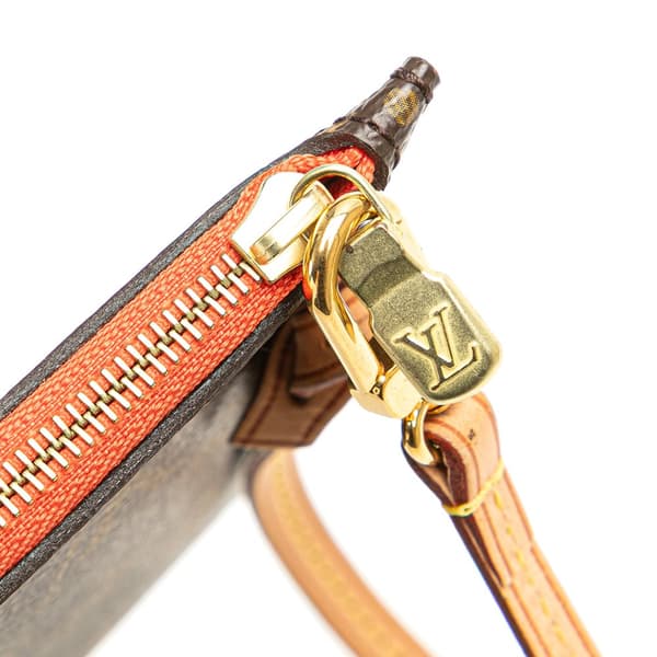 Pre-owned Louis Vuitton Monogram Neverfull Pouch Brown