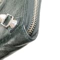 Miniatyrbilde 10 av 10: Pre-owned Balenciaga Lambskin Giant 12 Continental Zip Around Wallet Green