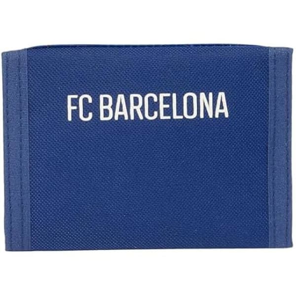 Plånbok - SAFTA - F.C. Barcelona - Mörkblå - Mjuk - Dragkedja