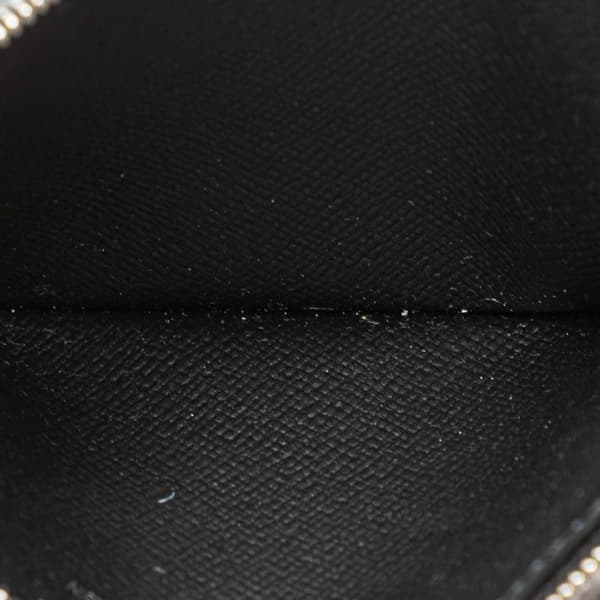 Pre-owned Louis Vuitton Taigarama Coin Card Holder Black