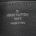 Miniatyrbild 5 av 10: Pre-owned Louis Vuitton Taigarama Coin Card Holder Black