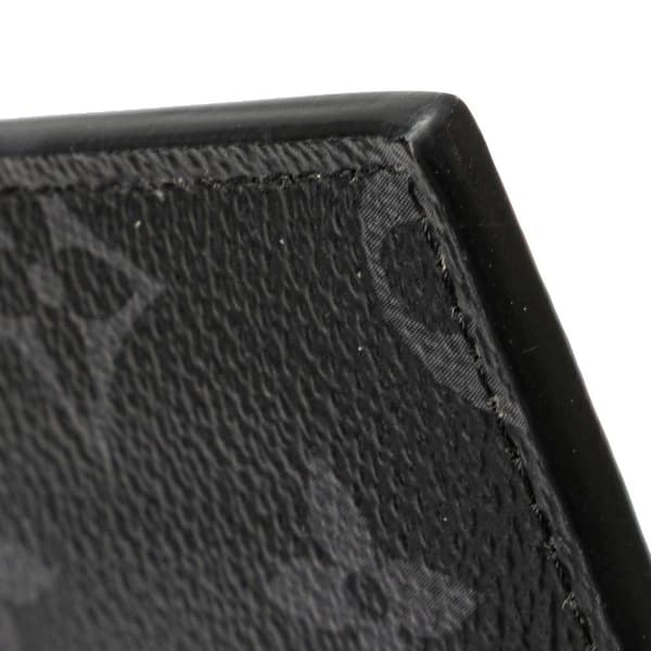 Pre-owned Louis Vuitton Taigarama Coin Card Holder Black
