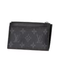 Miniatyrbild 2 av 10: Pre-owned Louis Vuitton Taigarama Coin Card Holder Black