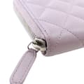 Miniatyrbilde 10 av 10: Pre-owned Chanel Quilted Lambskin Classic Long Zip Wallet Purple
