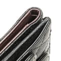 Miniatyrbilde 9 av 10: Pre-owned Chanel CC Quilted Caviar Trifold Wallet Black
