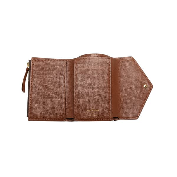 Pre-owned Louis Vuitton Monogram Victorine Wallet Brown