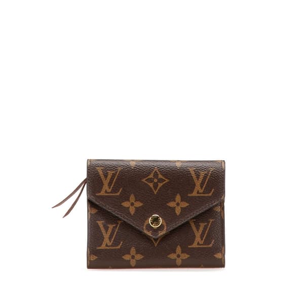 Pre-owned Louis Vuitton Monogram Victorine Wallet Brown