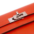 Pikkukuva 7 / 9: Pre-owned Hermès Box Calf Kelly Longue Wallet Orange