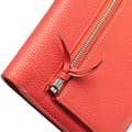 Miniatyrbilde 7 av 9: Pre-owned Hermès Clemence Dogon Long Wallet Red