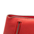 Miniatyrbilde 8 av 9: Pre-owned Hermès Clemence Dogon Long Wallet Red