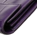 Miniatyrbild 10 av 10: Pre-owned Bottega Veneta Nappa Maxi Intrecciato Long Wallet Purple
