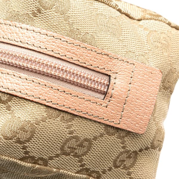 Pre-owned Gucci GG Canvas Pouch Brown