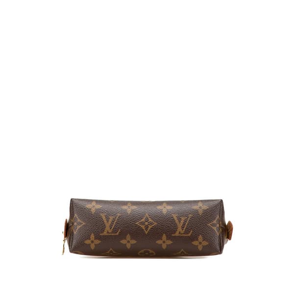 Pre-owned Louis Vuitton Monogram Cosmetic Pouch PM Brown