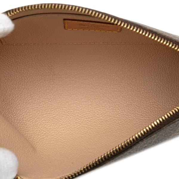 Pre-owned Louis Vuitton Monogram Cosmetic Pouch PM Brown