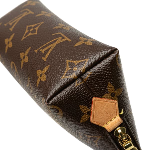 Pre-owned Louis Vuitton Monogram Cosmetic Pouch PM Brown