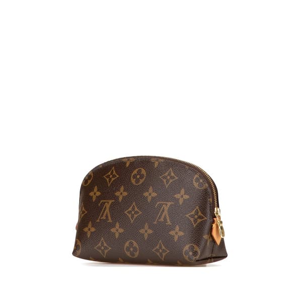 Pre-owned Louis Vuitton Monogram Cosmetic Pouch PM Brown
