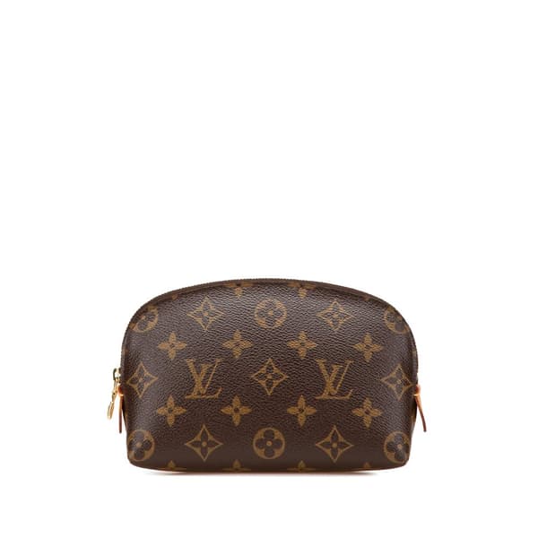 Pre-owned Louis Vuitton Monogram Cosmetic Pouch PM Brown