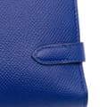 Miniatyrbilde 6 av 10: Pre-owned Hermès Epsom Kelly Longue Wallet Blue