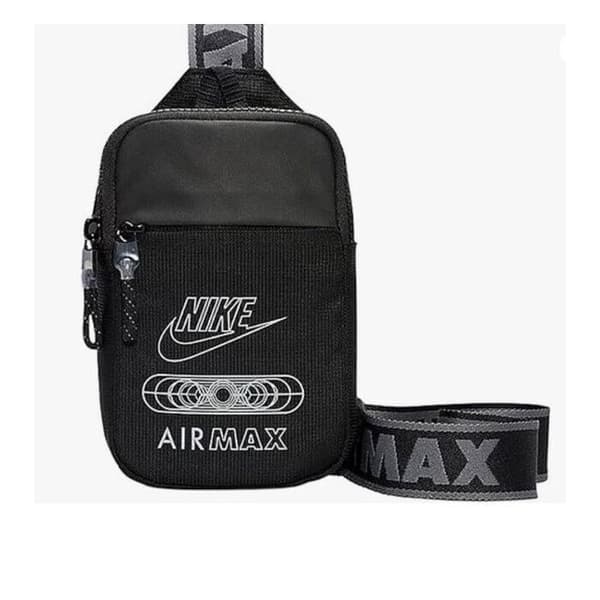 Nike Mini axelremsväska Air Max för vuxna svart silver
