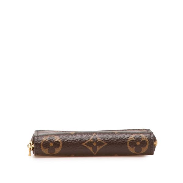 Pre-owned Louis Vuitton Monogram Zippy Coin Purse Brown
