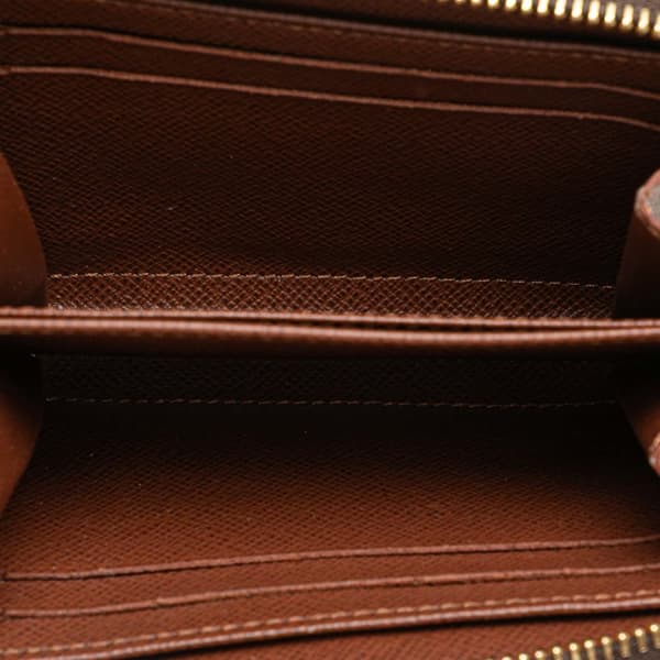 Pre-owned Louis Vuitton Monogram Zippy Coin Purse Brown