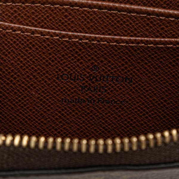 Pre-owned Louis Vuitton Monogram Zippy Coin Purse Brown