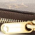 Miniatyrbild 7 av 10: Pre-owned Louis Vuitton Monogram Zippy Coin Purse Brown