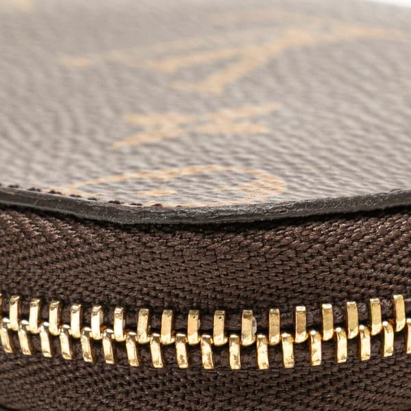 Pre-owned Louis Vuitton Monogram Zippy Coin Purse Brown