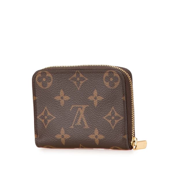 Pre-owned Louis Vuitton Monogram Zippy Coin Purse Brown