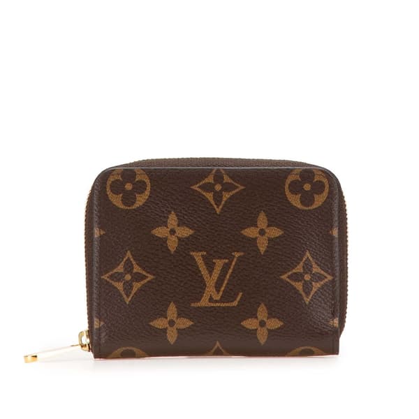 Pre-owned Louis Vuitton Monogram Zippy Coin Purse Brown