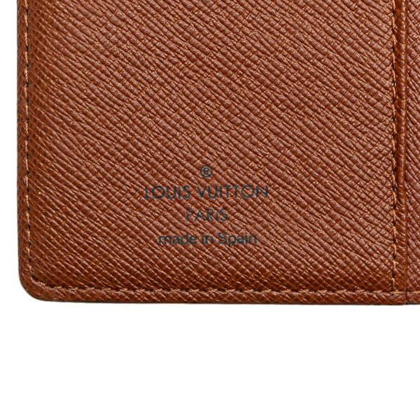 Pre-owned Louis Vuitton Monogram Agenda PM Brown
