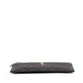 Pikkukuva 3 / 10: Pre-owned Saint Laurent Large Grain De Poudre Chevron Monogram Bill Pouch Black