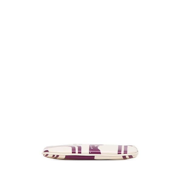 Pre-owned Hermès Swift Brides de Gala en Desordre Tattoo Carre Pocket Pouch White
