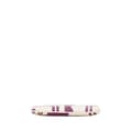 Miniatyrbilde 3 av 10: Pre-owned Hermès Swift Brides de Gala en Desordre Tattoo Carre Pocket Pouch White
