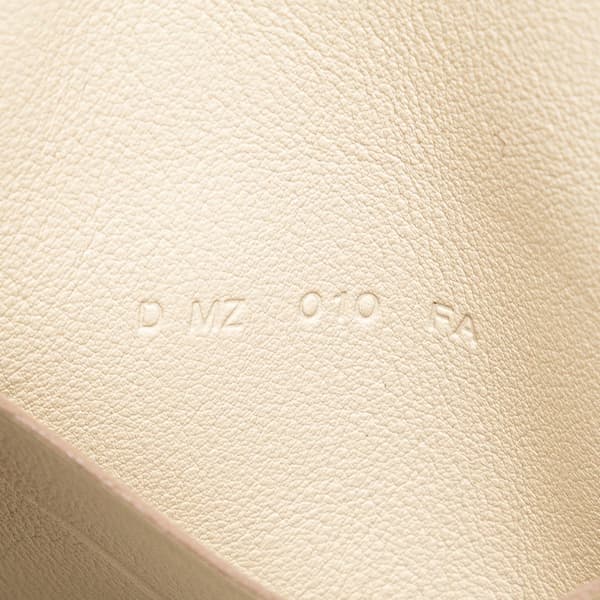 Pre-owned Hermès Swift Brides de Gala en Desordre Tattoo Carre Pocket Pouch White