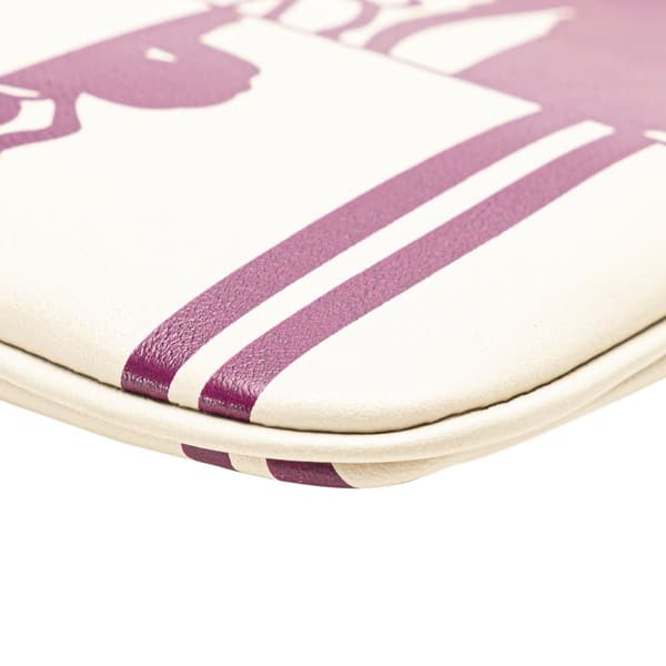 Pre-owned Hermès Swift Brides de Gala en Desordre Tattoo Carre Pocket Pouch White