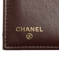 Miniatyrbild 5 av 10: Pre-owned Chanel CC Quilted Caviar Trifold Flap Wallet Black