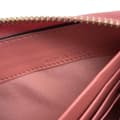Miniatyrbilde 6 av 10: Pre-owned Valentino Lambskin Rockstud Spike Heart Zip Around Wallet Pink