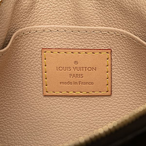 Pre-owned Louis Vuitton Monogram Cosmetic Pouch Brown