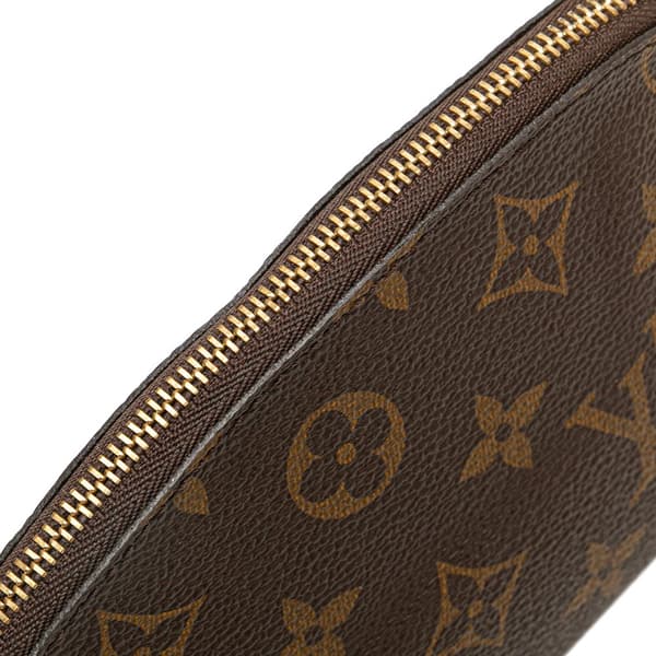Pre-owned Louis Vuitton Monogram Cosmetic Pouch Brown