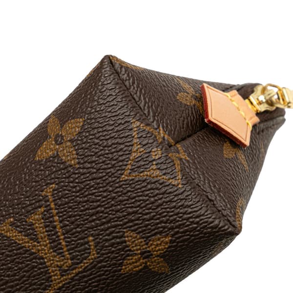Pre-owned Louis Vuitton Monogram Cosmetic Pouch Brown