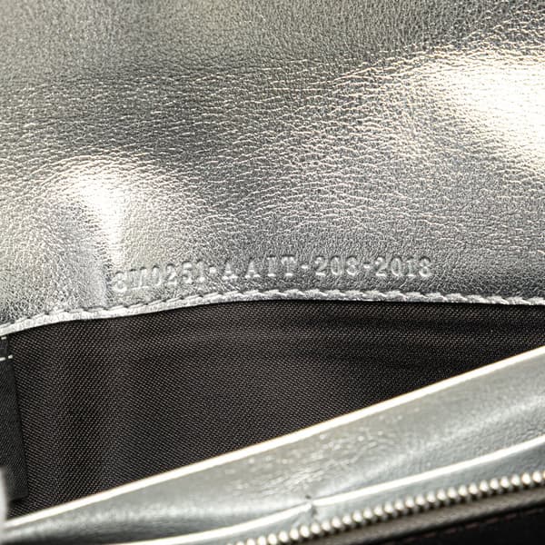 Pre-owned Fendi Zucca Embossed Leather F is Fendi Continental Wallet Brown