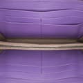 Miniatyrbilde 4 av 7: Pre-owned Bottega Veneta Leather Intrecciato Zip Around Wallet Purple
