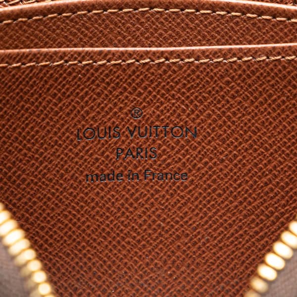 Pre-owned Louis Vuitton Monogram Zippy Coin Purse Brown