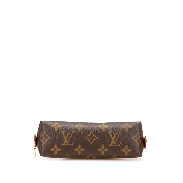 Pre-owned Louis Vuitton Monogram Cosmetic Pouch PM Brown