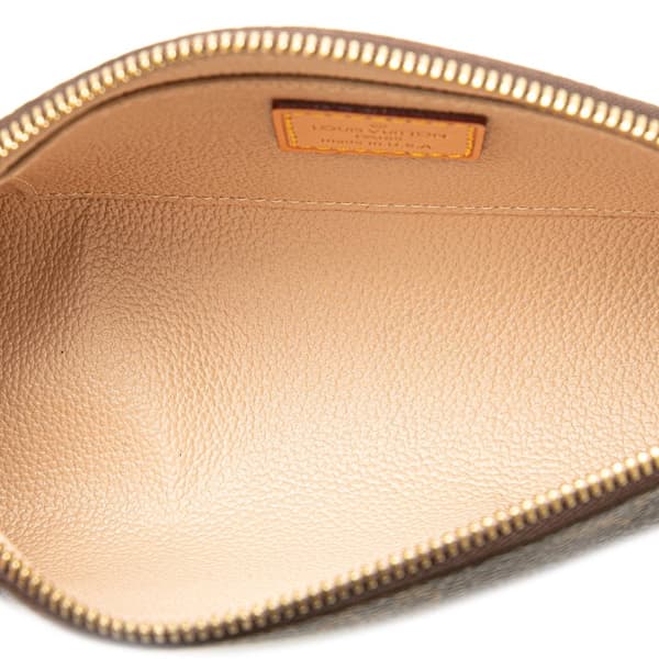 Pre-owned Louis Vuitton Monogram Cosmetic Pouch PM Brown