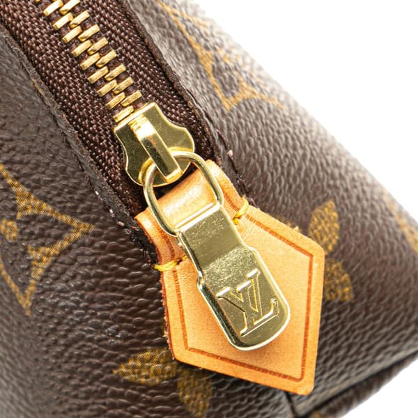 Pre-owned Louis Vuitton Monogram Cosmetic Pouch PM Brown