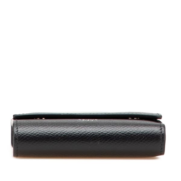 Pre-owned Celine Leather Trifold Wallet Black